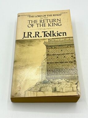 Vintage 1977 Tolkien Return of the King Ballantine LOTR Fantasy PB